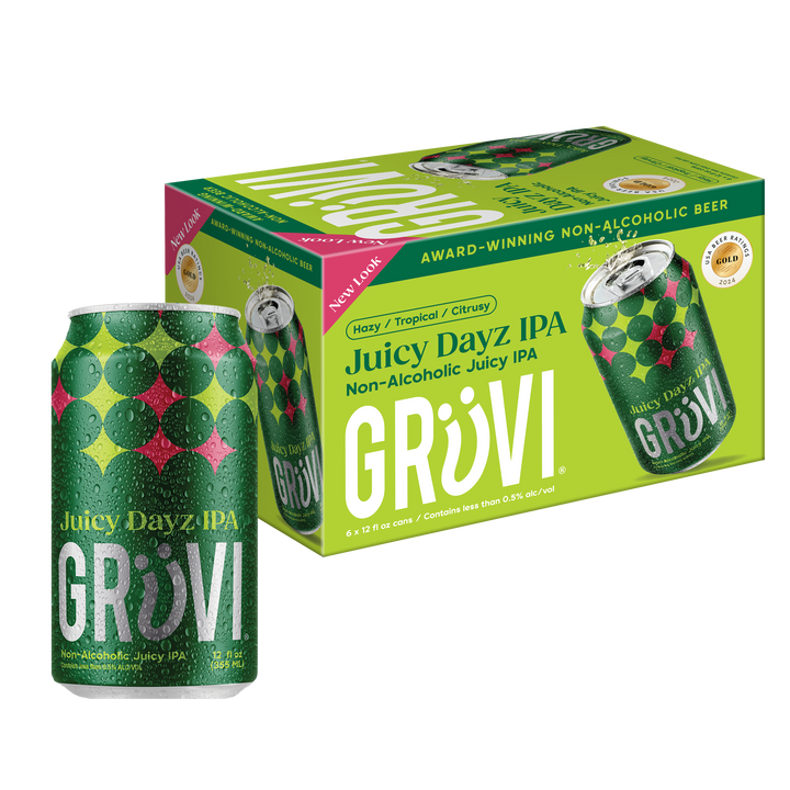 Grüvi - Non-Alcoholic Juicy IPA, 6pk
