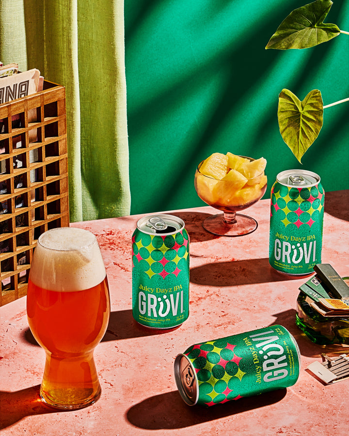 Grüvi - Non-Alcoholic Juicy IPA, 6pk