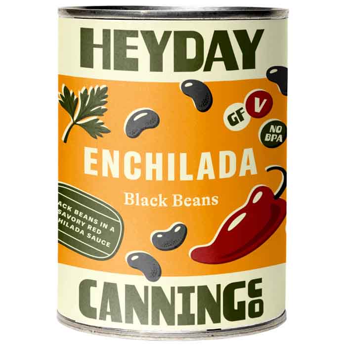 Heyday Canning Co - Black Beans Enchilada, 15oz | Pack of 12