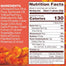 Hippeas - Blazin' Hot Flavor Blast!, 3.75oz - Back
