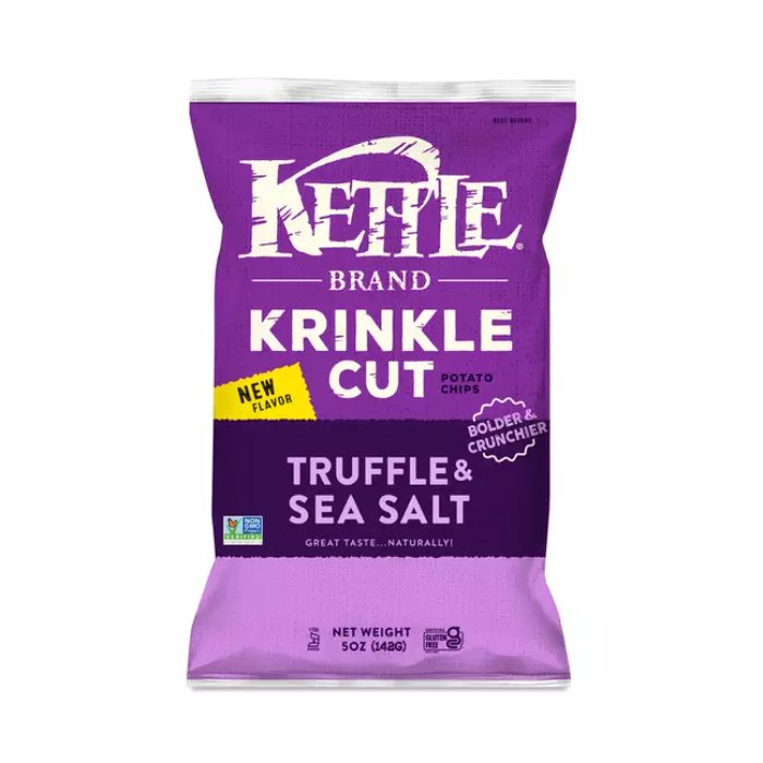 Kettle Foods - Chip Potato Krinkle Truffle Sslt 5 Oz - Pack Of 15