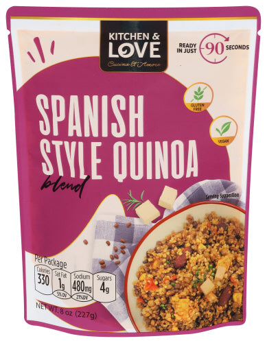 Kitchen And Love Quinoa Medley Roasted Spanish Style 8 Oz