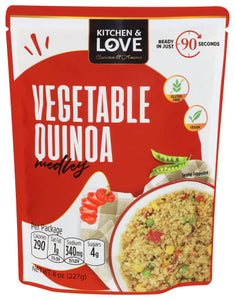 Kitchen And Love - Quinoa Roasted Golden Vegetable, 8 Oz - Pack of 6