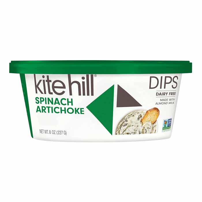 Kite Hill - Dip Spinach Artichoke, 8 Oz