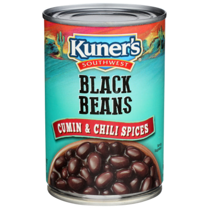 Kuner's - Black Beans Spiced, 15 Oz