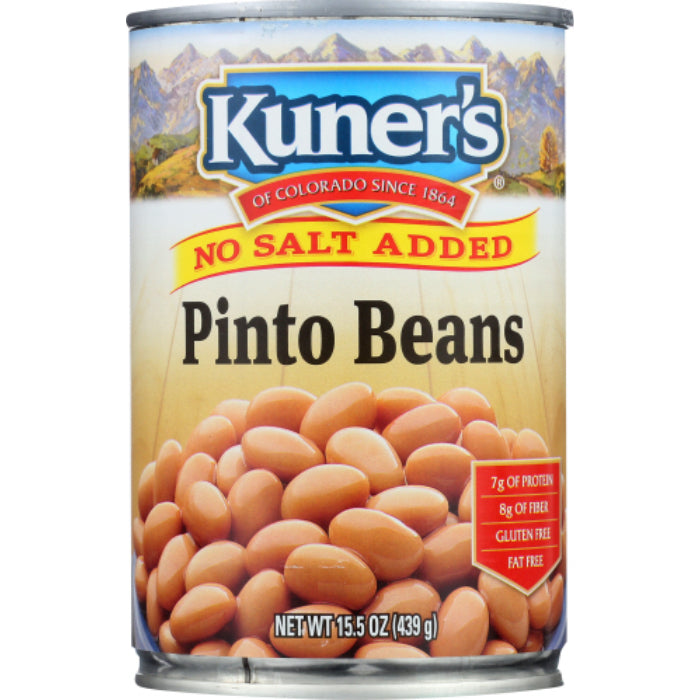 Kuners - Pinto Beans No Salt, 15 Oz