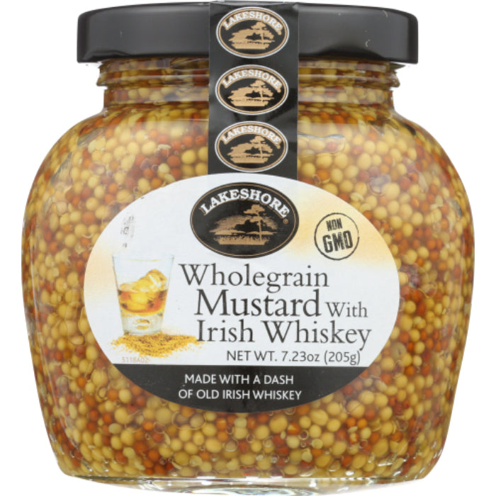 Lakeshore - Wholegrain Irish Whiskey Mustard, 7.23 Oz