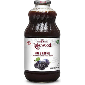 Lakewood - Organic Prune Juice, 32 fl Oz - Pack of 6