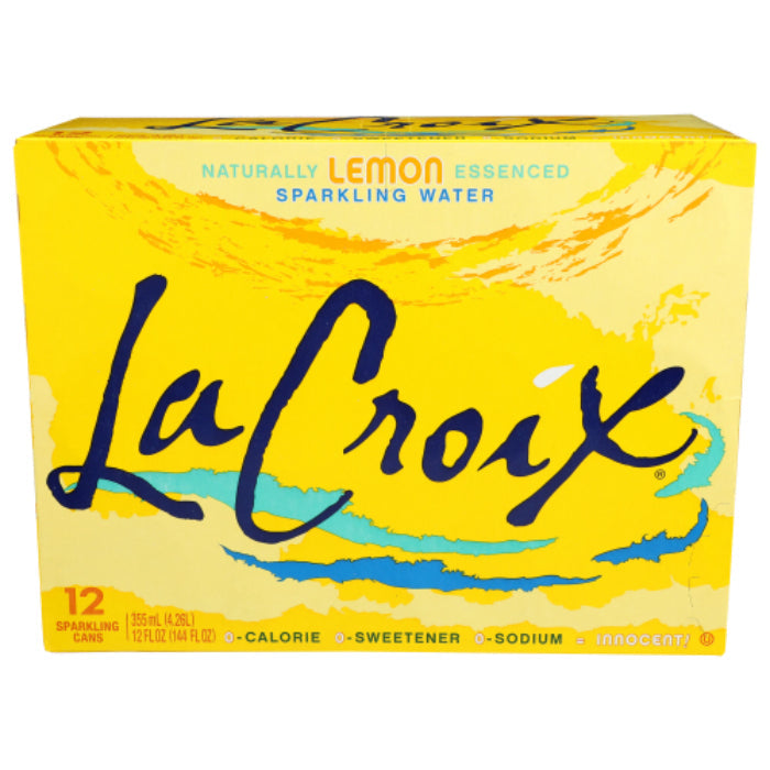 La Croix - Sparkling Water Lemon 12Pk, 144 Fo