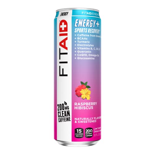 Lifeaid Beverage - FitAid Energy Raspberry RTD, 12 Oz