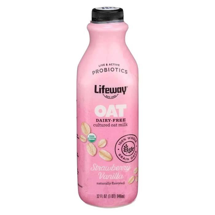 Lifeway - Kefir Oat Strawberry Vanilla, 32 fo | Pack of 6