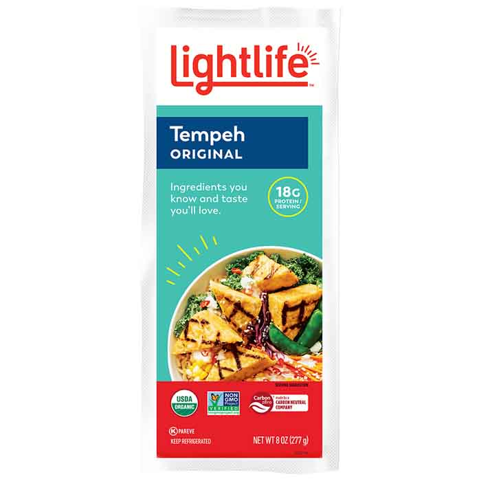 Lightlife - Tempeh - Original, 8oz (Pack of 12)