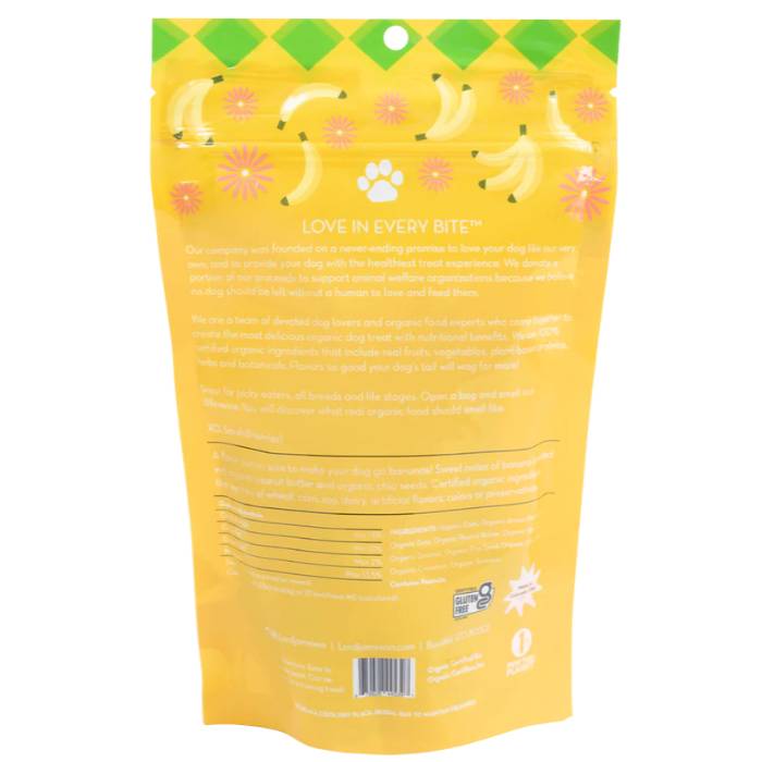 Lord Jameson - Organic Farm Stand Dog Treats, 6oz | Banana Pops Back
