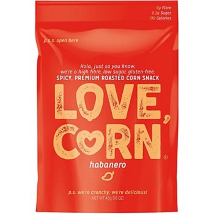 Love Corn - Love Corn Habanero, 1.6oz  Pack of 10