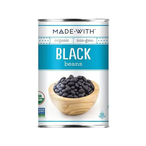 Made With - Organic Black Beans 15 Oz