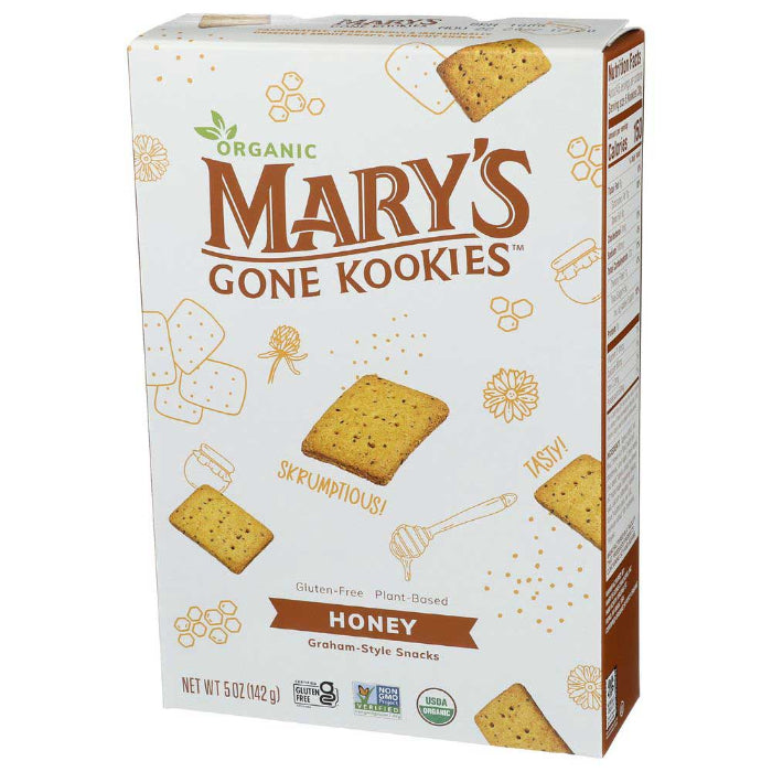 Mary's Gone Crackers - Cookies Graham-Style Honey, 5 Oz | Pack of 6