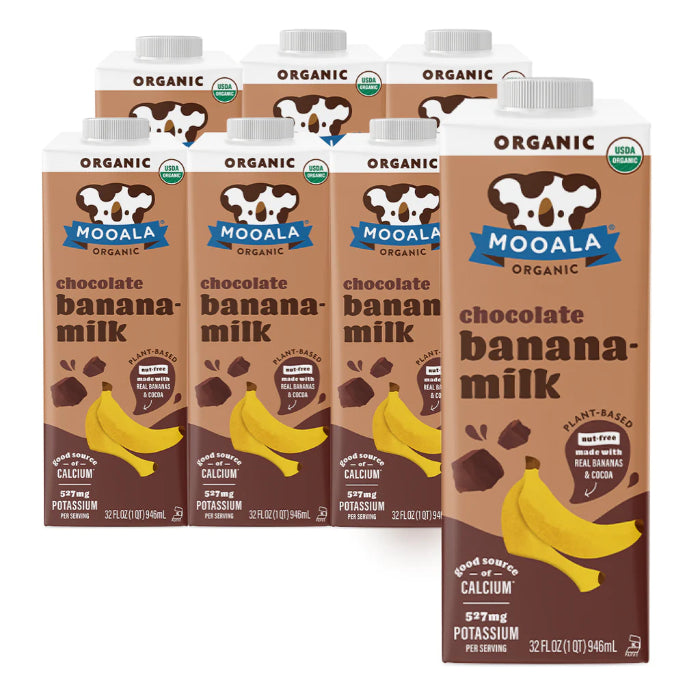Mooala - Milk - Banana Chocolate, 32fo (Pack of 6)