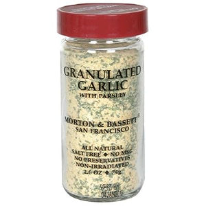 Morton & Bassett - Spice Garlic Granulated Organic, 2.6 Oz - Pack of 3