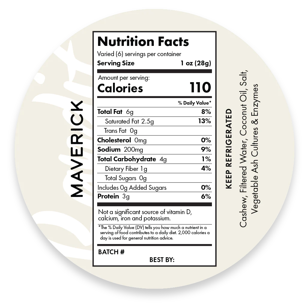 Bandit - Cashew Cheese, 6oz | Multiple Options