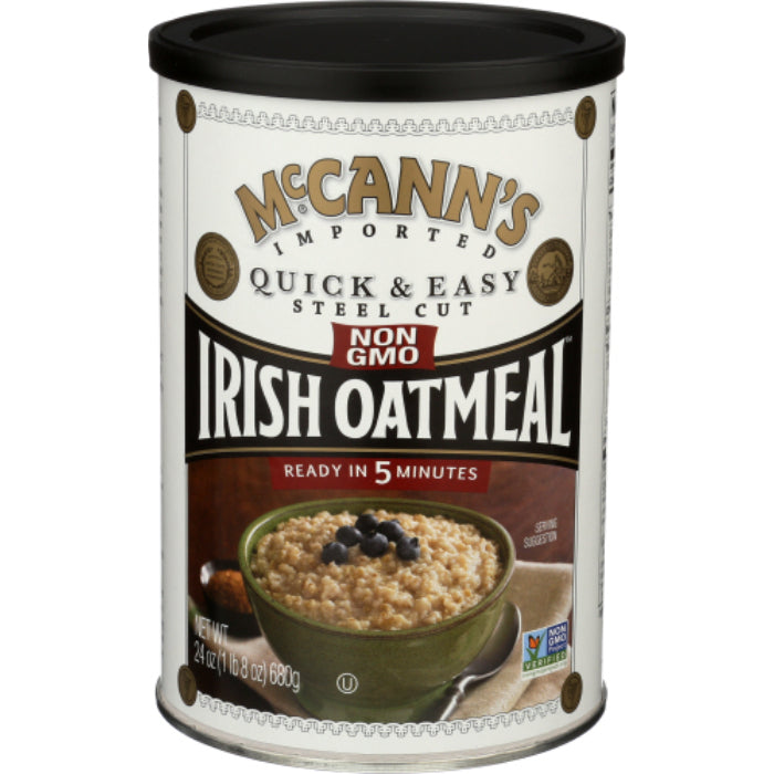 McCann - Oatmeal, Quick & Easy Steel Cut, 24 oz | Pack of 12