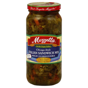 Mezzetta - Giardiniera Chicago Mild, 16 Oz | Pack of 6