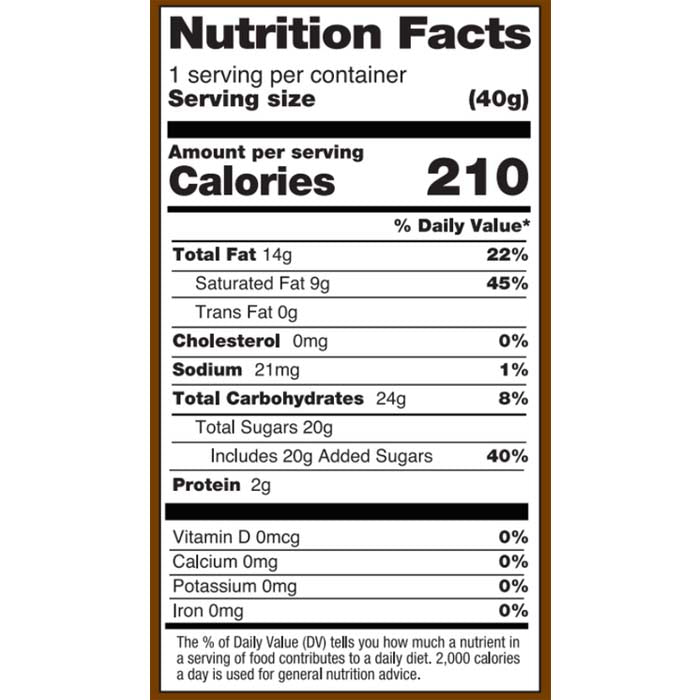 No Whey! Foods - I Love You Milkless Chocolate Bar, 1.4oz - Back