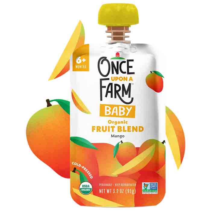 Once Upon A Far - Baby Food - Strawberry, 3.2fo (Pack of 8)