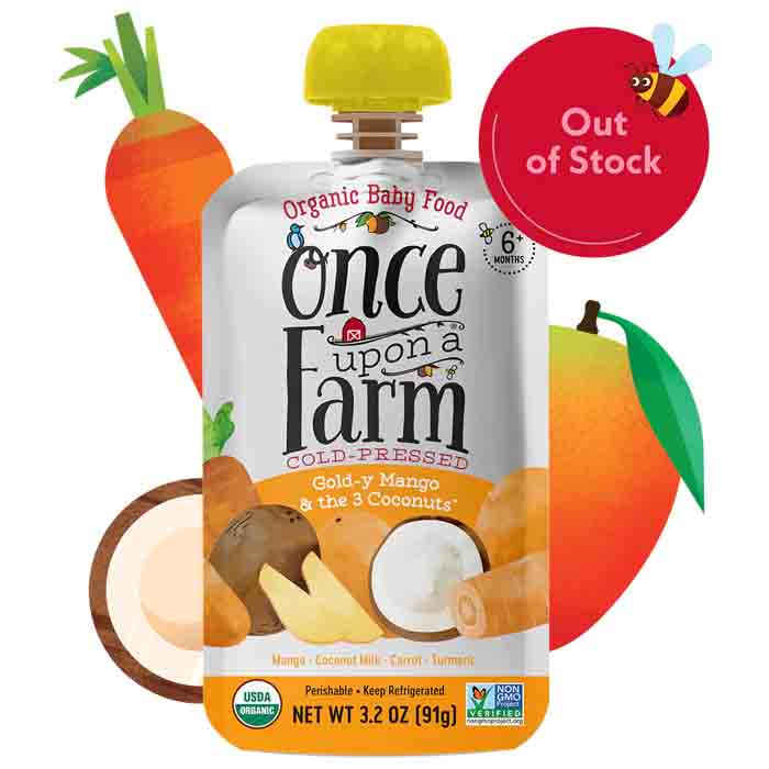 Once Upon A Far - Baby Food - Strawberry, 3.2fo (Pack of 8)