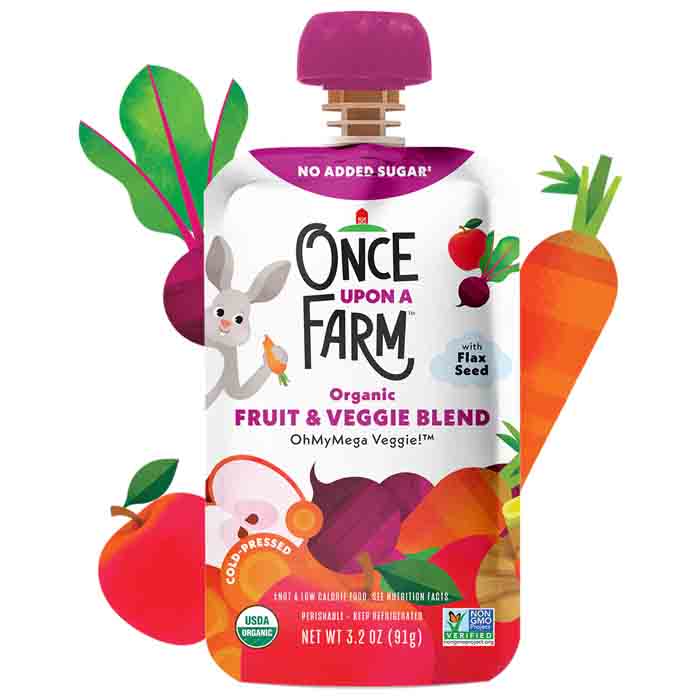 Once Upon A Far - Baby Food - Strawberry, 3.2fo (Pack of 8)