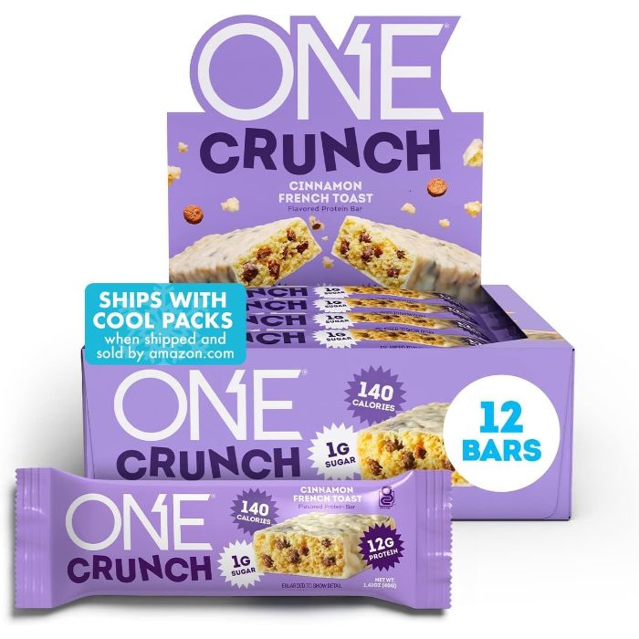 OneBar Bar Crunch Cinnamon French Toast 160 Gm - Pack Of 6