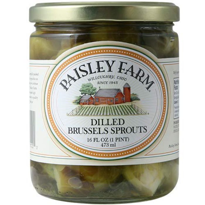 Paisley Farm - Dilled Brussels Sprouts, 16 Oz | Pack of 12