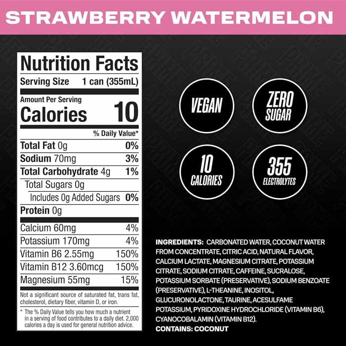Prime - Energy Drinks, 12fl | Multiple Flavors