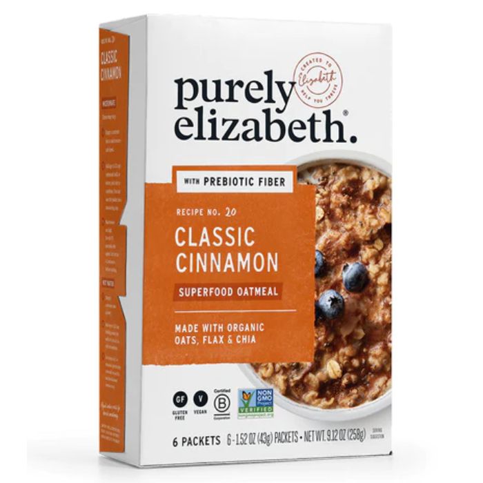 Purely Elizabeth - Cinnamon Classic Oatmeal, 9.12 Oz | Pack of 6