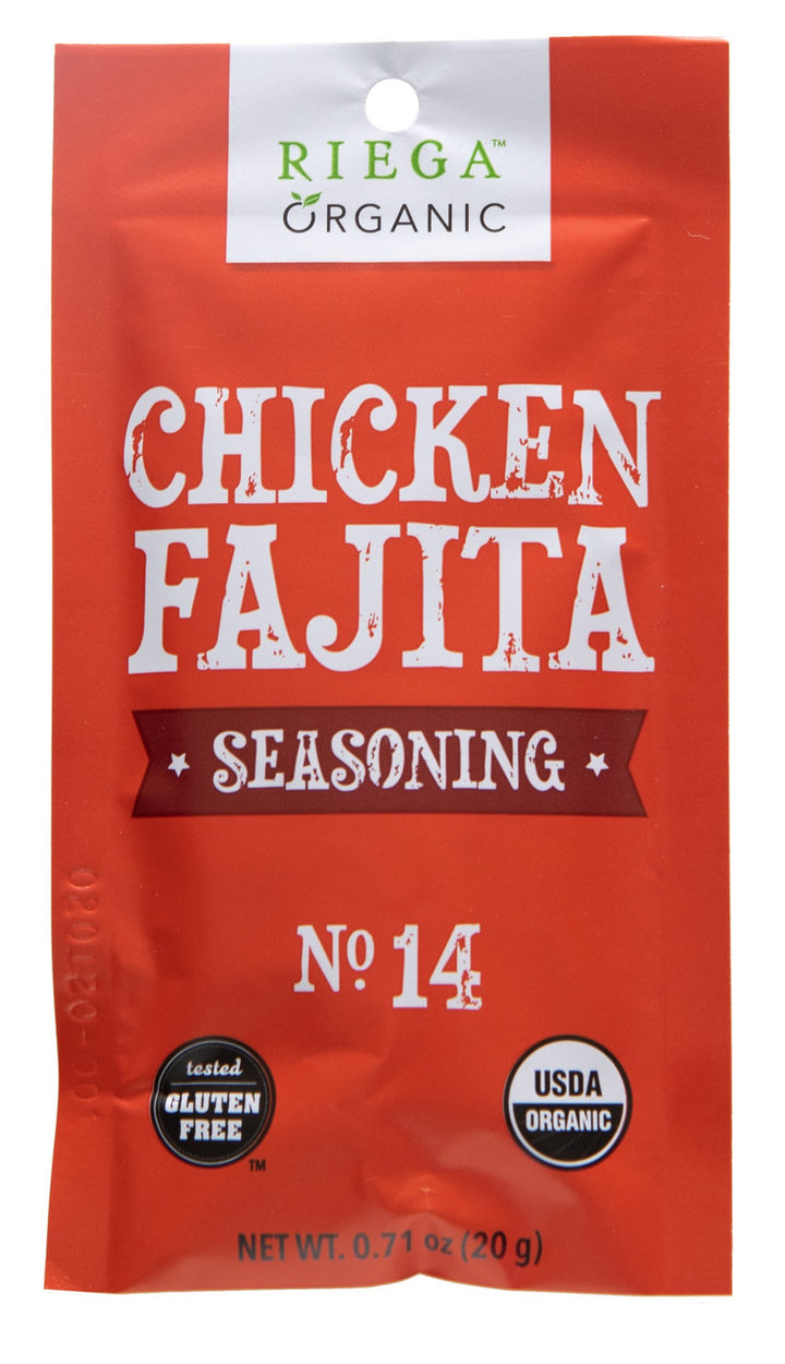 Riega Foods - Chicken Fajta Seasoning, 0.71 Oz | Pack of 8