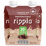 Ripple - Plant Protein Ready to Drink, Chocolate, 44 Fl Oz (4-Pack) | Pack of 6