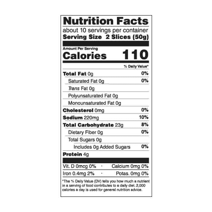 Rudis - Sourdough Bread - Original, 22oz (Pack of 8)