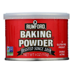 Rumford - Baking Powder, 4 Oz | Pack Of 24