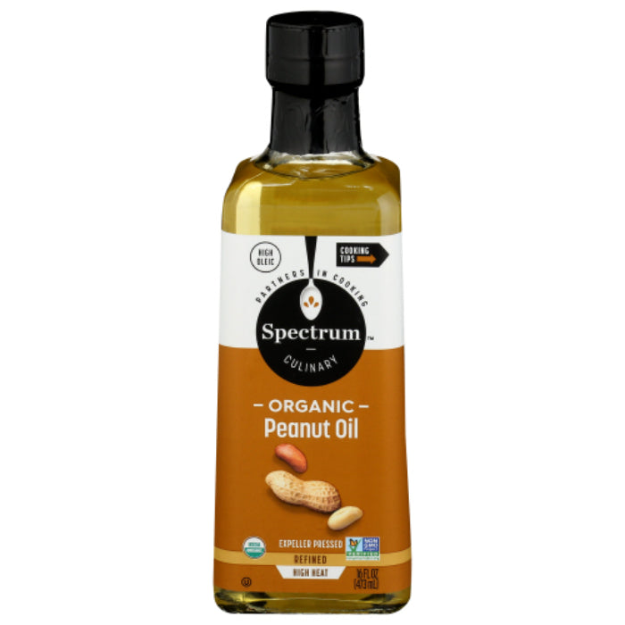 Spectrum Naturals - Peanut Oil High Heat, 16 fl oz | Pack of 6