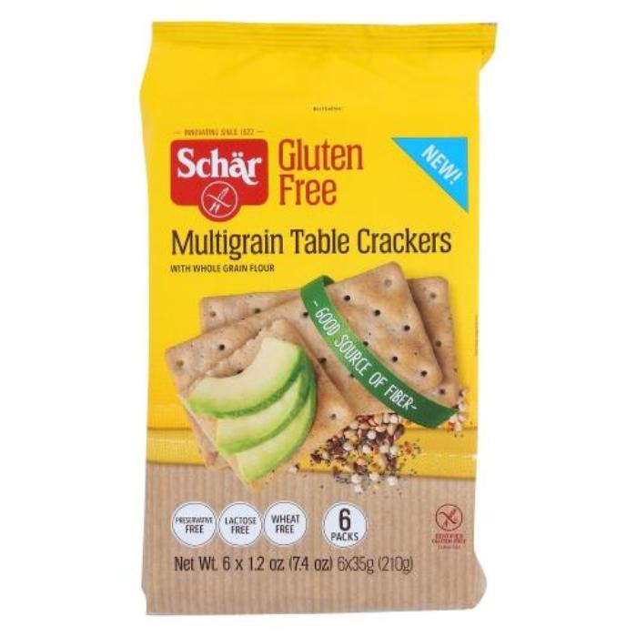 Schar - Crackers Multigrain, 7.4oz  Pack of 5

