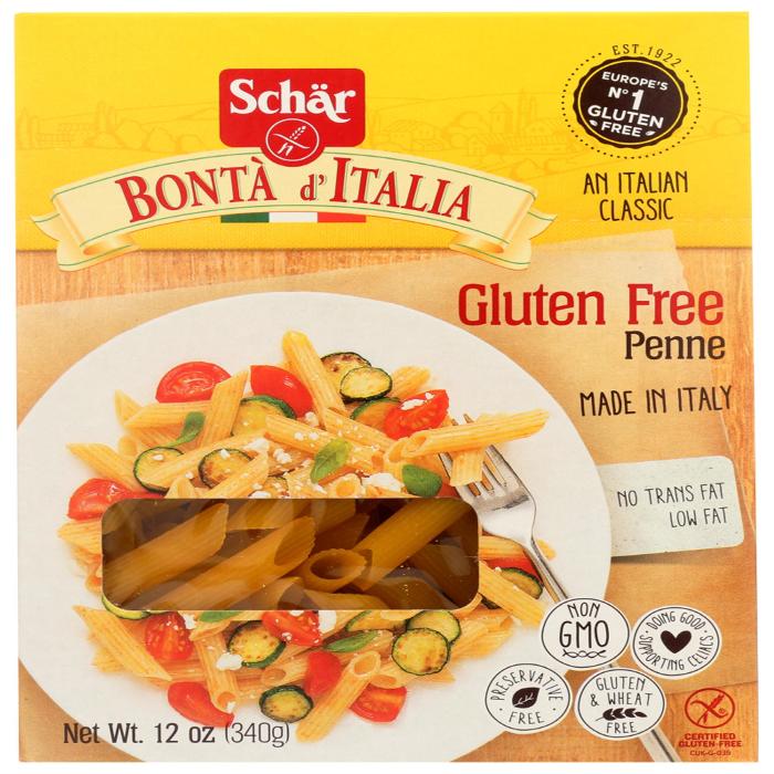 Schar - Pasta Penne Gf, 12oz  Pack of 10