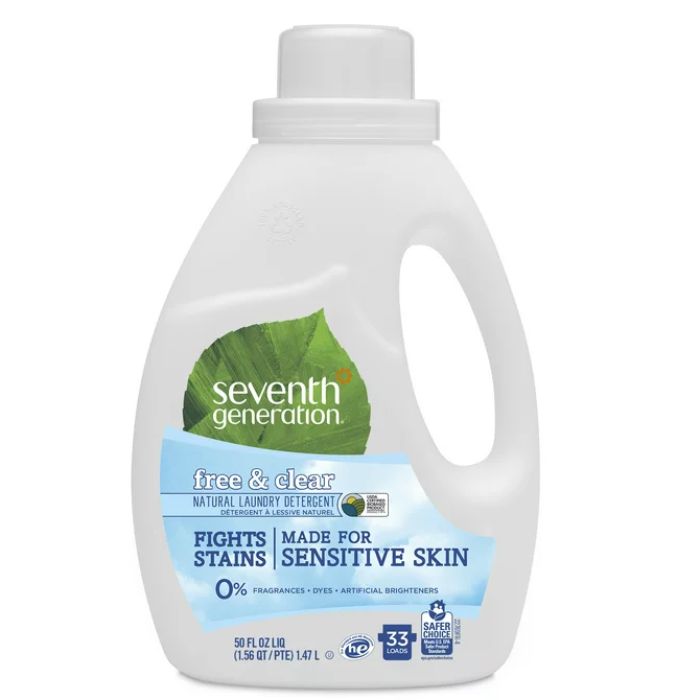 Seventh Generation - Laundry Liquid Free & Clear 4x 50 Oz - Pack Of 6
