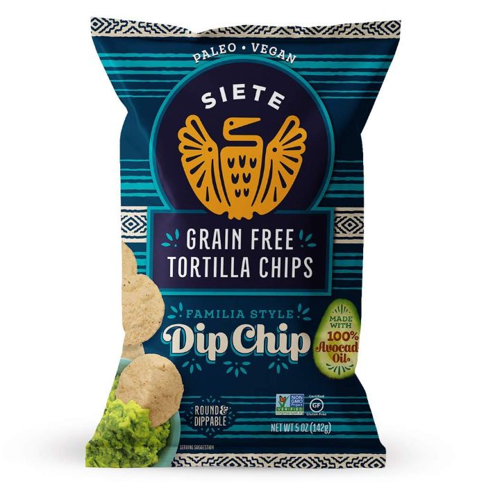 Siete - Dip Chip Tortilla, 5 Oz | Pack of 12