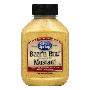 Silver Spring - Mustard Beer & Brat, 9.5 OZ - Pack of 9