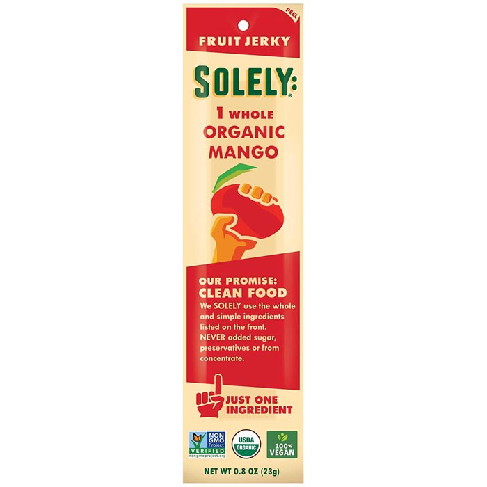 Solely - Mango Organic Fruit Jerky, 0.8 oz
