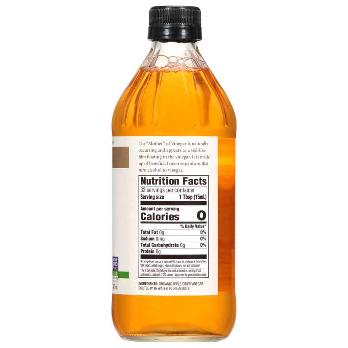 Spectrum Organics - Apple Cider Vinegar Filtered Organic, 16oz | Pack of 6