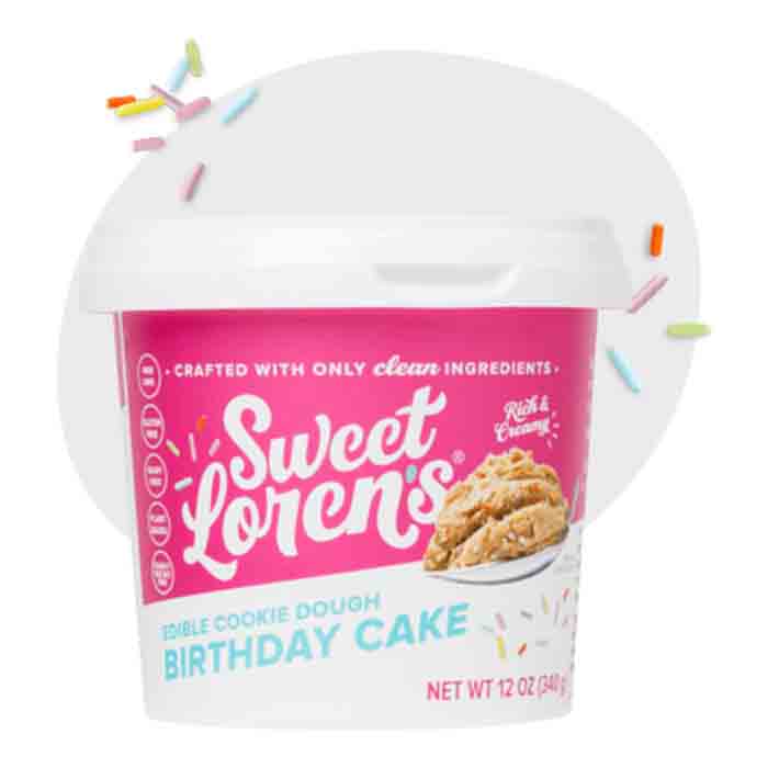 Sweet Lorens - Cookie Dough - Sugar Cookie, 12oz (Pack of 6)