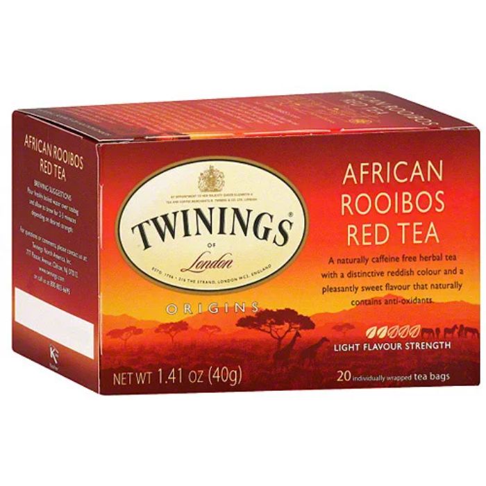 Twinings Tea African Red Rooibos 20 BG - Pack of 6
