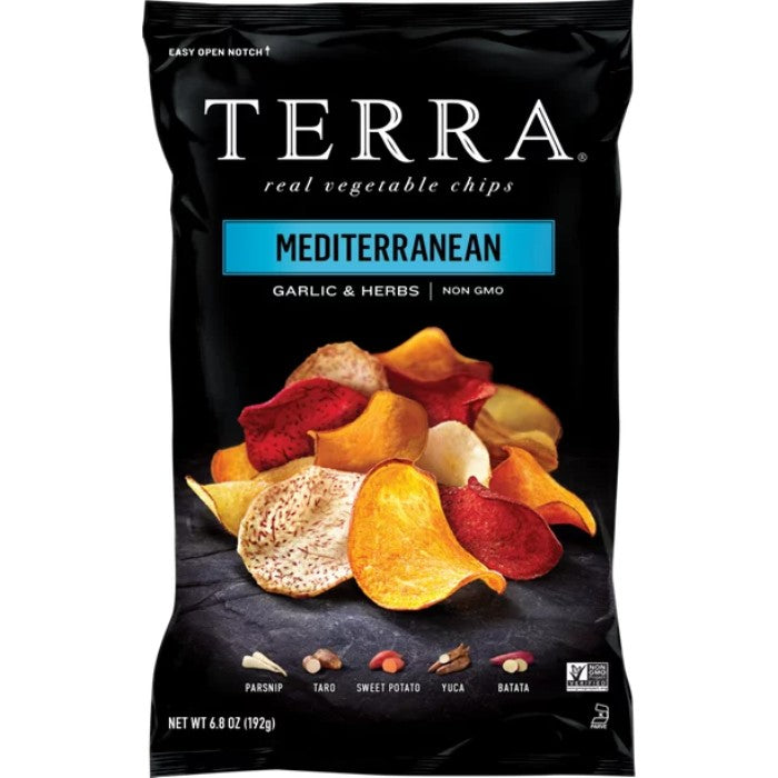 Terra Chips - Exotic Vegetable Mediterranean, 6.8 Oz | Pack of 12