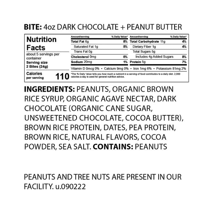 The Gfb Bites Peanut Butter 4 Oz - Pack Of 6