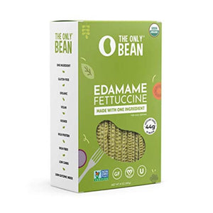 The Only Bean - Pasta Edamame Fettuccine, 8oz | Pack of 6